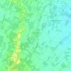 Mappa topografica San Prospero, altitudine, rilievo