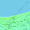 Mappa topografica Lingayen Beach, altitudine, rilievo