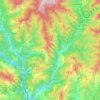 Mappa topografica Utelle, altitudine, rilievo
