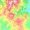 Mappa topografica Faeto, altitudine, rilievo