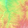 Mappa topografica Marechal Thaumaturgo, altitudine, rilievo
