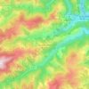 Mappa topografica Saint-Étienne-de-Serre, altitudine, rilievo