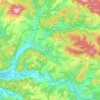Mappa topografica Hasel, altitudine, rilievo