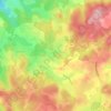 Mappa topografica Le Chastang, altitudine, rilievo