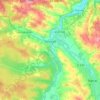 Mappa topografica Barbaste, altitudine, rilievo