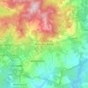 Mappa topografica Montano Antilia, altitudine, rilievo