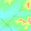 Mappa topografica Berat, altitudine, rilievo