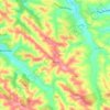 Mappa topografica Latrape, altitudine, rilievo