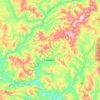 Mappa topografica 象明彝族乡, altitudine, rilievo