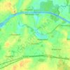 Mappa topografica Bovenau, altitudine, rilievo