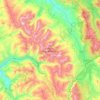 Mappa topografica Eagles Nest Wilderness Area, altitudine, rilievo