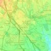 Mappa topografica San Donato Milanese, altitudine, rilievo
