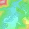 Mappa topografica Lake Gairdner, altitudine, rilievo