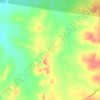 Mappa topografica Condamine Farms, altitudine, rilievo