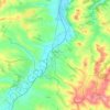 Mappa topografica Astaffort, altitudine, rilievo
