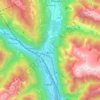 Mappa topografica Biasca, altitudine, rilievo