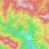 Mappa topografica Erli, altitudine, rilievo