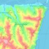 Mappa topografica Stokeinteignhead, altitudine, rilievo