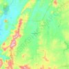 Mappa topografica Frei Martinho, altitudine, rilievo