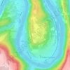 Mappa topografica Traben, altitudine, rilievo