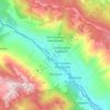 Mappa topografica San Vincenzo Valle Roveto, altitudine, rilievo