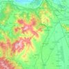 Mappa topografica Civitella in Val di Chiana, altitudine, rilievo