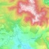 Mappa topografica Vico nel Lazio, altitudine, rilievo