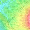 Mappa topografica Municipio Roma IX, altitudine, rilievo