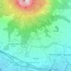 Mappa topografica Trecase, altitudine, rilievo