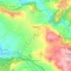 Mappa topografica Caggiano, altitudine, rilievo