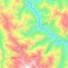 Mappa topografica Choropampa, altitudine, rilievo