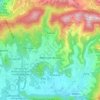 Mappa topografica Monticelli Brusati, altitudine, rilievo