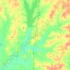 Mappa topografica Franklin County, altitudine, rilievo