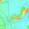 Mappa topografica Vairano Patenora, altitudine, rilievo