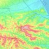 Mappa topografica Atri, altitudine, rilievo