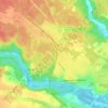Mappa topografica городское поселение Красная Горбатка, altitudine, rilievo