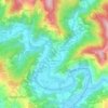 Mappa topografica Carasco, altitudine, rilievo