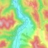 Mappa topografica Nucetto, altitudine, rilievo