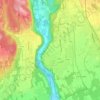 Mappa topografica Lonate Ceppino, altitudine, rilievo