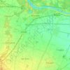Mappa topografica Brescello, altitudine, rilievo