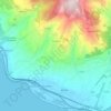 Mappa topografica Gizzeria, altitudine, rilievo
