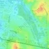 Mappa topografica North St Marys, altitudine, rilievo