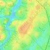 Mappa topografica Plessis Tison, altitudine, rilievo