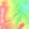 Mappa topografica Plenas, altitudine, rilievo