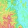 Mappa topografica Jeli, altitudine, rilievo