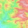 Mappa topografica Conca de Dalt, altitudine, rilievo