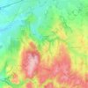 Mappa topografica Saint-Étienne-de-Vicq, altitudine, rilievo