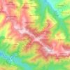 Mappa topografica Aït Aggouacha, altitudine, rilievo