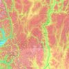 Mappa topografica Similkameen—South Okanagan—West Kootenay, altitudine, rilievo