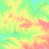 Mappa topografica Lavre, altitudine, rilievo